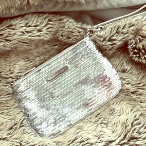 Authentic Micheal Kors Sequin wristlet